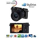 Câmera Samsung Smart NX210 Preta LCD Amoled 3.0...