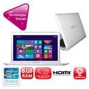 Ultrabook Qbex UX622 com Intel® Core™ i3-3217U,...