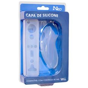 Capa de Silicone Neo p/ Joystick Wii - Transparente