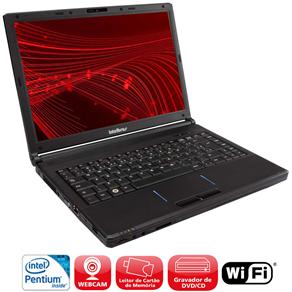 Notebook Intelbras i541 c/ Intel Pentium Dual Core T4300, 4GB, HD 500GB, LCD 14", Wireless e Linux