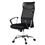 Cadeira Office Detroit em Nylon com Apoio para Cabeça e Função Relax - Preta - Importado