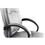 Cadeira Office Doctor em Courino com Função Relax - Cinza - Importado
