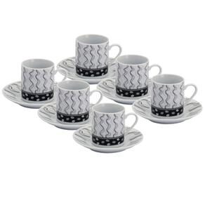 Conjunto p/ Café Bon Gourmet 1516 - 90ml - 12 Peças