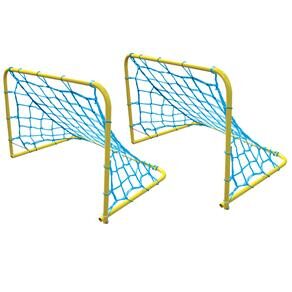 Mini Trave Klopf Extreme Goal Junior - Amarela/Azul