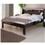 Cama de Casal Santos Andirá Havana Plus Imbuia/Branco