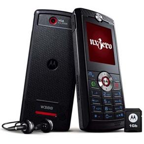 Celular Desbloqueado Motorola W388 c/ Câmera, MP3, Fone, Cabo USB e Cartão 1GB