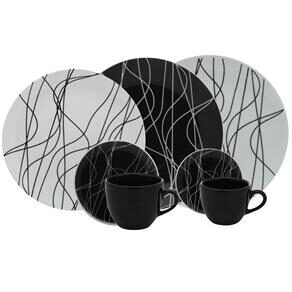 Aparelho de Jantar, Chá e Café Oxford Order Twiggy EM42-4709 - 42 Peças 
