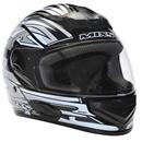 Capacete Mixs MX Power - Preto e Prata