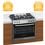 Fogão de Embutir Continental 5 Bocas Grand Prix Passione FEK14X80ED - Inox