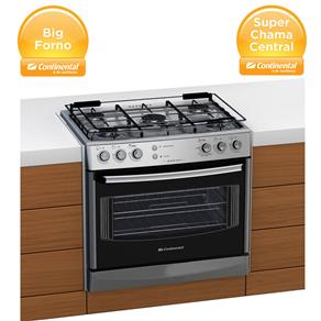Fogão de Embutir Continental 5 Bocas Grand Prix Passione FEK14X80ED - Inox