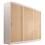 Guarda-Roupa Móveis Europa Rubi Branco/Maple c/ 3 Portas
