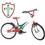 Bicicleta Tito Aro 20 Portuguesa - Vermelha, Verde e Branca