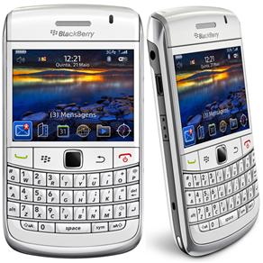 Smartphone Desbloqueado Blackberry Branco 9700W 3G c/ Câmera 3.2MP, MP3 Player, Bluetooth, Wi-Fi e GPS