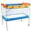 Berço Tubline Letícia 5500/N12 - Azul/Laranja 