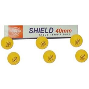 Bola para Tênis de Mesa Shield Importada - 6 Unidades