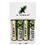 Carregador Rápido Bivolt X-Cell XC-02ONAA Branco c/ 4 Pilhas AA de 2500mAh