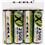 Carregador Rápido Bivolt X-Cell XC-02ONAA Branco c/ 4 Pilhas AA de 2500mAh