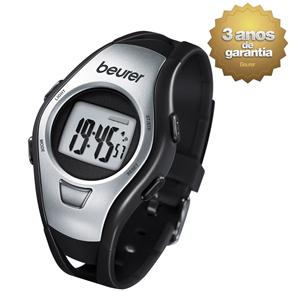 Monitor Cardíaco Beurer PM-15 Unissex c/ Sensor de Dedo - Preto/Prata