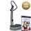 Plataforma Vibratória Bioshape Plate Fitness Home KLH-M7 c/ 1 DVD de Treinamento - Preto/Cinza