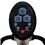 Plataforma Vibratória Bioshape Plate Fitness Home KLH-M7 c/ 1 DVD de Treinamento - Preto/Cinza