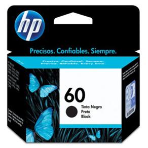 Cartucho de Tinta HP HP60 CC640WB Preto