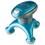 Massageador Portátil G-Tech Handy Power - Azul