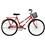 Bicicleta Aro 26 Caloi Poti com Bagageiro e Cesto Frontal - Vermelha