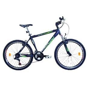 Bicicleta Aro 26 Houston Frontier Win FR26WNJ com Suspensão Dianteira e 21 Marchas - Preto Fosco