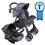 Conjunto Carrinho de Bebê Burigotto Línea + Cadeira para Automóvel Burigotto Touring Murano