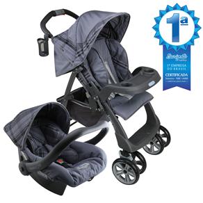 Conjunto Carrinho de Bebê Burigotto Línea + Cadeira para Automóvel Burigotto Touring Murano