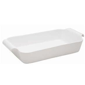 Travessa Refratária Funda Oxford Gourmet Porcelana - 38x23cm