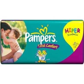 Fralda Pampers Total Confort Pacote Hiper Econômico