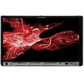 DVD Automotivo Philco PCADD620 c/ Tela LCD 7" Touchscreen, Entrada Mini USB e Slot p/ Cartão