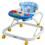 Andador Burigotto Girello Patchwork Anice - Azul