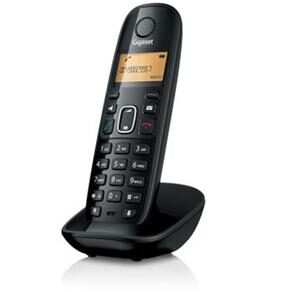Ramal s/ Fio Gigaset Siemens A49H DECT 6.0 Preto c/  Id. Chamadas
