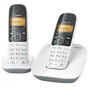 Telefone s/ Fio Gigaset Siemens A390 DECT 6.0 Branco c/ Id. Chamadas + Ramal