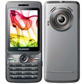 Celular Desbloqueado Huawei G6300 Prata/Preto c/ Câmera 3.2 MP, MP3, Bluetooth c/ Leitor de Dois Chips