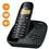 Telefone s/ Fio Gigaset Siemens A495 DECT 6.0 Preto c/ Secretária Eletrônica, Id. Chamadas e Teclado Luminoso