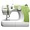 Máquina de Costura Elgin Supéria JX-2050 - Branca/Verde