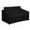 Sofá-cama American Comfort c/ Baú Corino 2200/182 - Preto