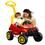 Carro Bandeirante Smart Car 2 em 1 468 - Vermelho/Amarelo