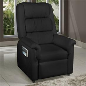 Poltrona Reclinável American Comfort Paris Korino 2300/167 Preto