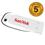 Pen Drive SanDisk Cruzer Blade 8GB Branco