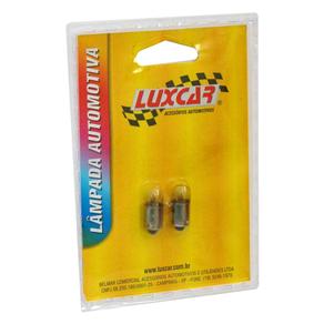 Mini Lâmpada Luxcar 12V p/ Placas e Lanternas 7820 - 2 Unidades