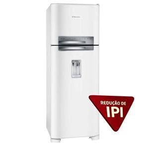 Refrigerador Electrolux Frost Free Duplex Celebrate Blue Touch DFW50 c/ Dispenser de água - 428 L