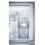 Refrigerador Electrolux Frost Free Duplex Celebrate Blue Touch DFW50 c/ Dispenser de água - 428 L