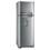 Refrigerador Electrolux Frost Free Duplex Celebrate Blue Touch DW50X c/ Dispenser de água - 428 L - Inox