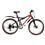 Bicicleta Aro 26 Prince Fujima Tribe Alumínio com Full Suspension e 21 Marchas - Preta/Vermelha