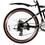 Bicicleta Aro 26 Prince Fujima Tribe Alumínio com Full Suspension e 21 Marchas - Preta/Vermelha