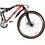 Bicicleta Aro 26 Prince Fujima Tribe Alumínio com Full Suspension e 21 Marchas - Preta/Vermelha